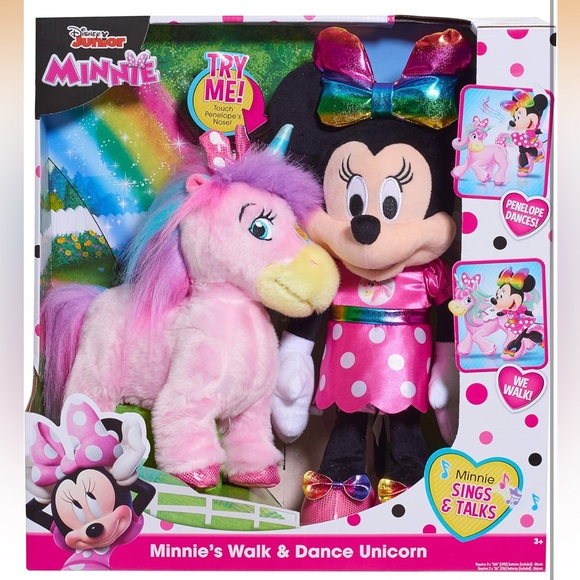 Disney Other - Minnie Mouse Walk & Dance Unicorn Set
